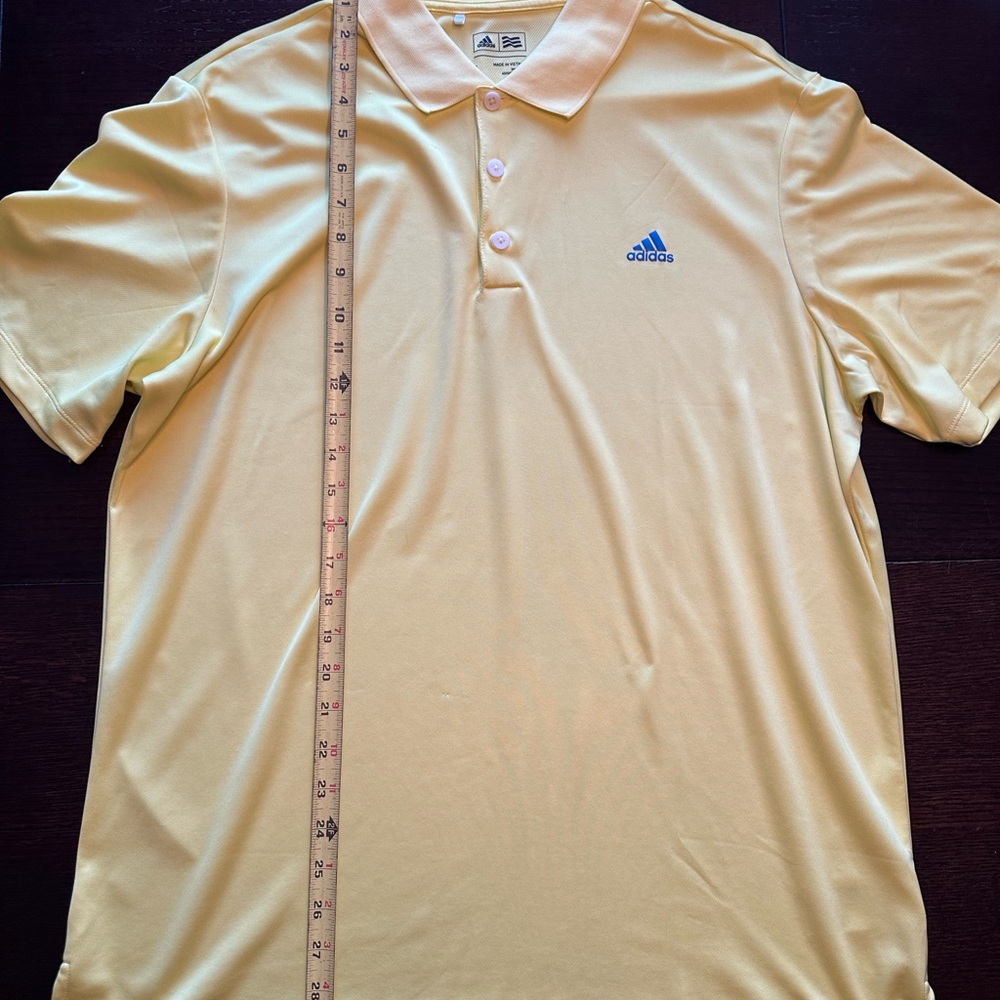 adidas Yellow Polo Shirt for Casual Wear
